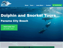 Tablet Screenshot of dolphinandsnorkeltours.com